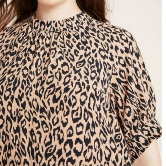 🐆 Anthropologie McKenzie Dress in Animal Print 🐆 - Picture 2 of 5
